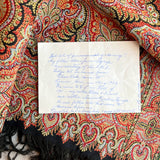 19th c. Paisley Shawl with Provenance
