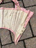 c. 1850s-1860s Pink Swiss Waist