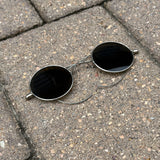c. 1910s-1920s Smoked Glass Round Sunglasses