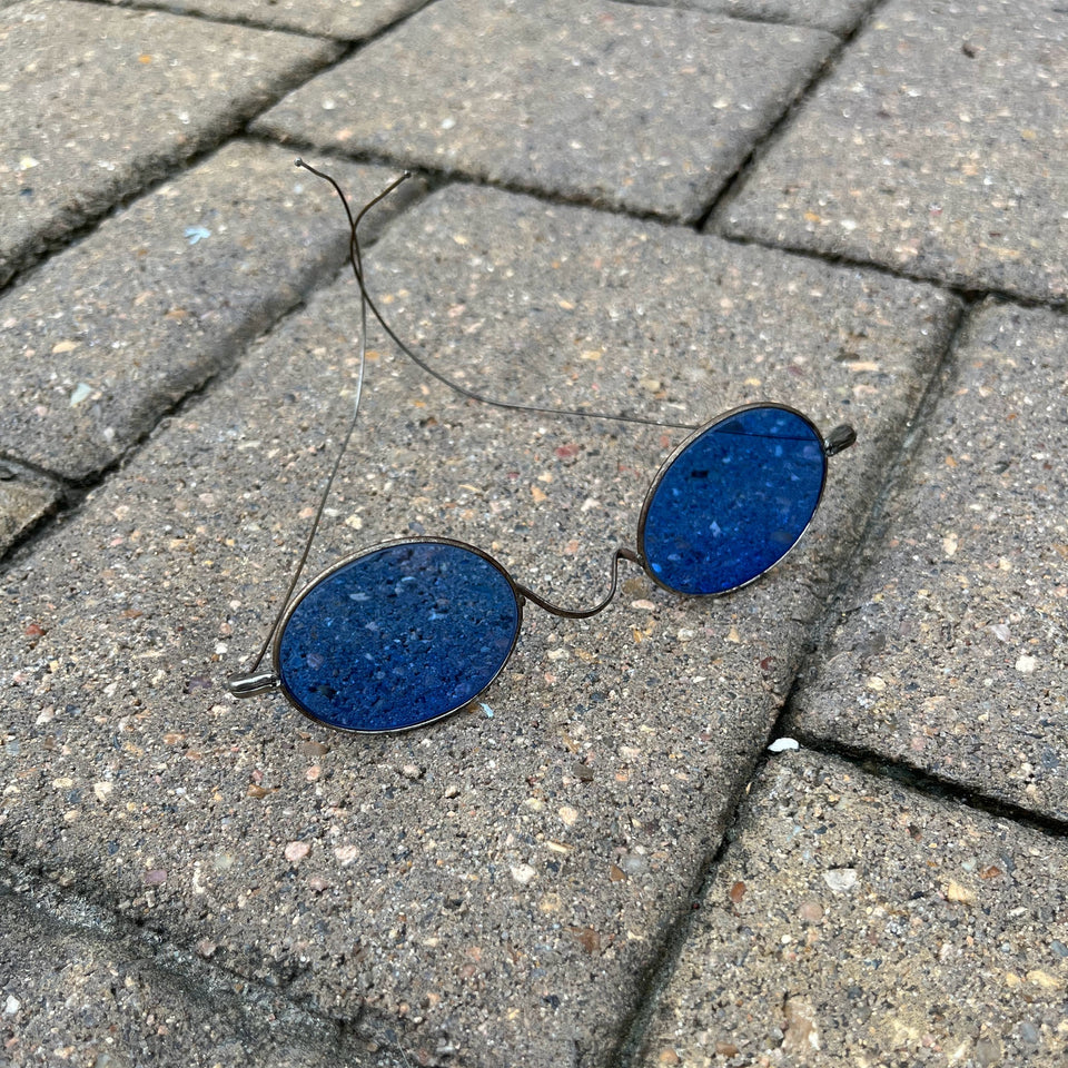 c. 1890s-1900s Blue Tinted Sunglasses