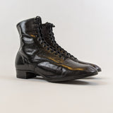 1930s Black Lace Up Boots | Approx Sz 7-7.5