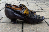 c. 1890s-1900s Beaded Oxfords