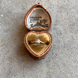 Early 20th c. 14k White + Yellow Gold Diamond Ring