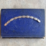 1945 Forget Me Not Sterling Silver Friendship Bracelet