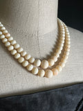Late 19th-Early 20th c. Angel Skin Coral Bead Necklace