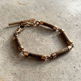 19th c. Hairwork Pocket Watch Chain or Bracelet