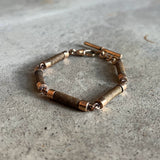 19th c. Hairwork Pocket Watch Chain or Bracelet