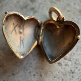 c. 1870s-1880s Blue Enamel Heart Locket