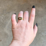 19th c. 14k Gold "In Memory Of" Conversion Ring