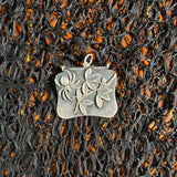 Early 20th c. Sterling Silver Spider Pendant - Converted from Suspender Clip