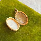 c. 1900s 9k Gold Diamond Star Locket