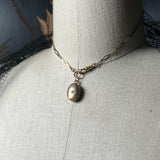c. 1900s 9k Gold Diamond Star Locket