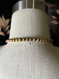 c. Late 19th c. - Early 20th c. Gold Filled Bead Choker