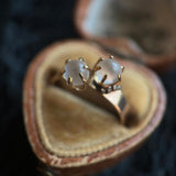 c. 1890s-1900s 10k Gold Toi et Moi Moonstone Ring