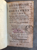 RESERVED | Dictionaire des Femmes Celebres 1788 Two Volumes