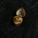 c. 1890s-1900s 14k Gold Banded Agate Ring