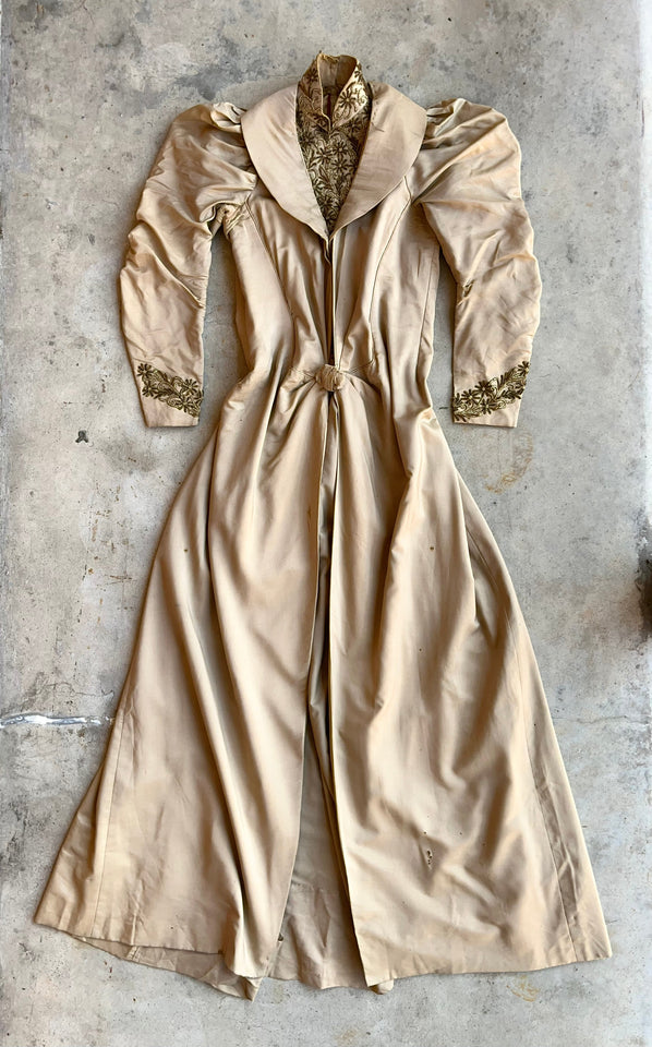 c. 1890s Silk Tea Gown