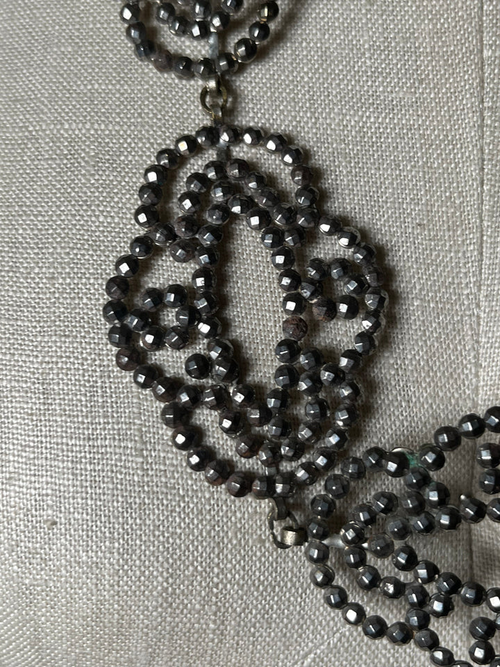 Late 19th-Early 20th c. Cut Steel Necklace