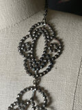 Late 19th-Early 20th c. Cut Steel Necklace