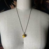 c. 1910s Guilloche Enamel Vinaigrette Necklace
