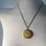 c. 1900s-1910s Gold Filled Celestial Locket