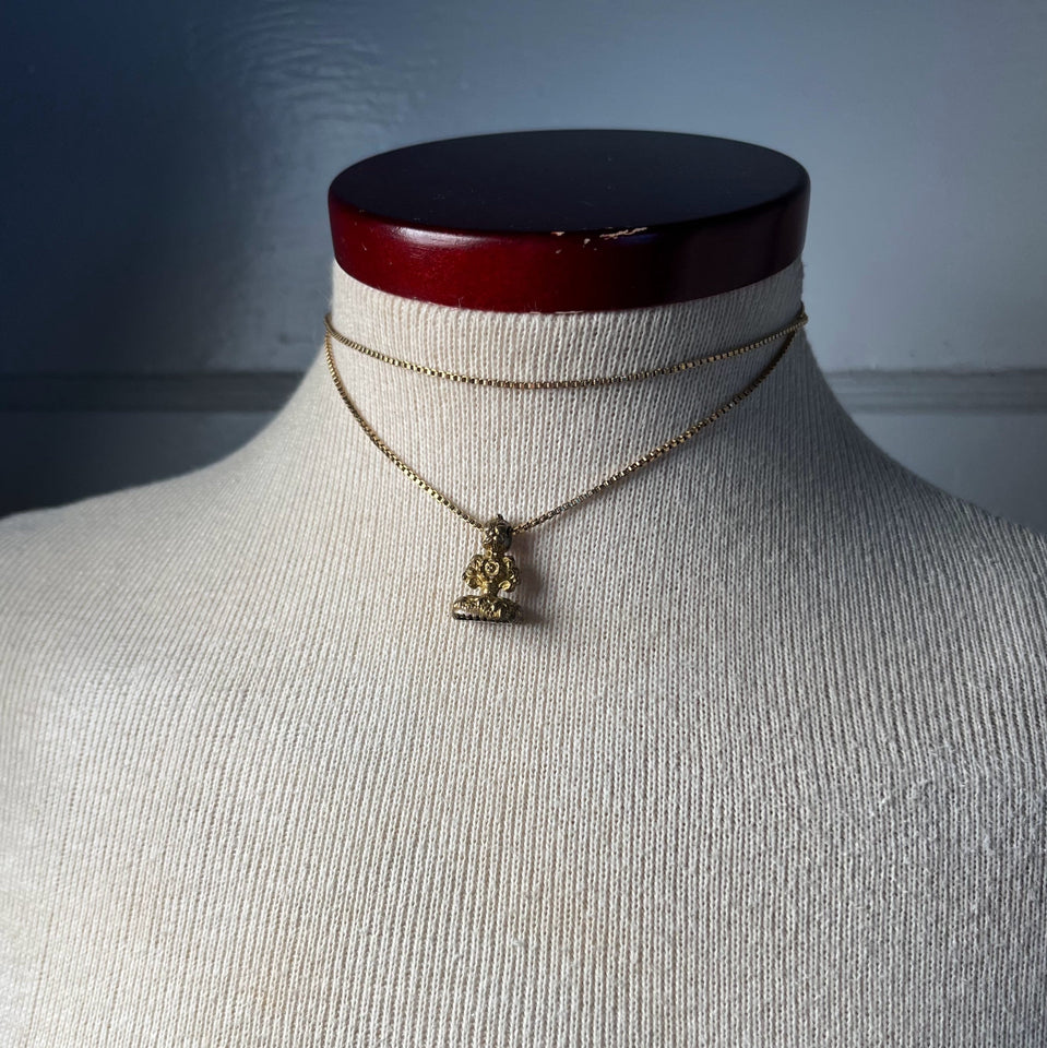 c. Early-mid 19th Century Fob Engraved "Ann"
