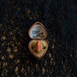 c. 1910s 10k Gold Coral Cameo Ring