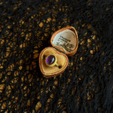 c. 1930s-1940s 14k Gold Amethyst Cabochon Ring