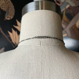 19th c. Cut Steel Choker Necklace
