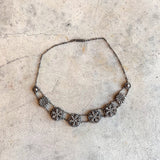 19th c. Cut Steel Choker Necklace