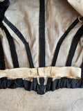 c. 1890s Black Lace Bodice