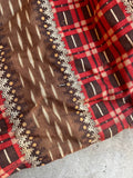 c. 1850s-1860s Wool Challis Dress