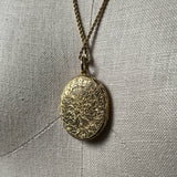 18k Gold 19th c. Floral Locket