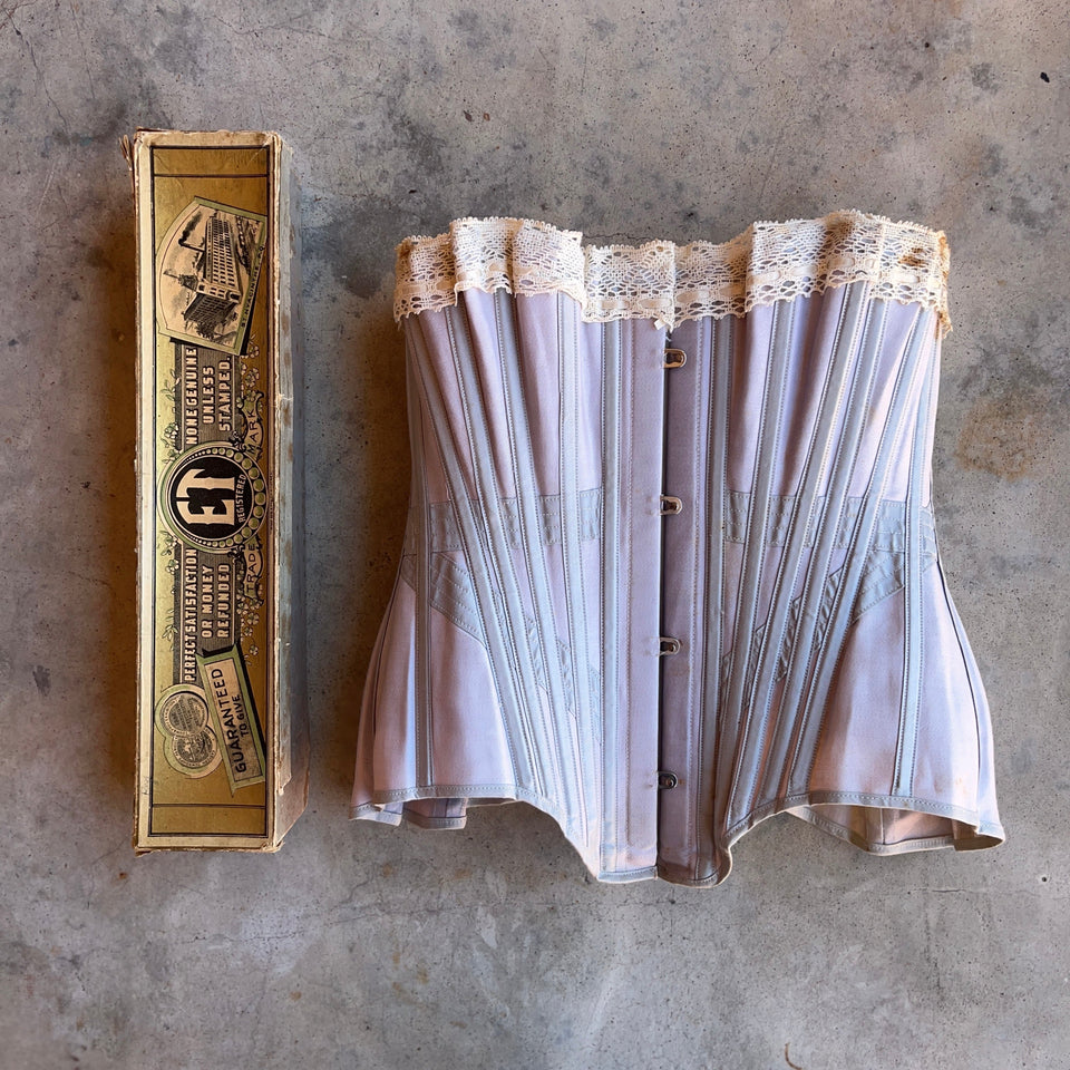 c. 1900s Erect Form ET Corset in Box