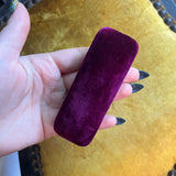 c. 1910s-1920s Silk Velvet Pin Box "The Mullen Boys"