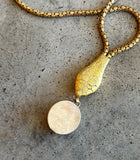 c. 1920s-1930s Brass Snake Necklace