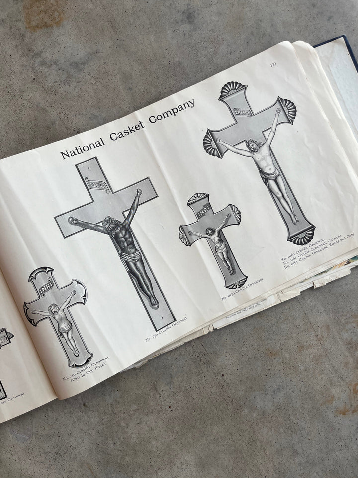 c. 1890 National Casket Co. Catalog Scrapbook