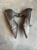 c. 1910s-1920s Lamé Pumps | Approx Sz 7
