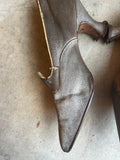 c. 1910s-1920s Lamé Pumps | Approx Sz 7