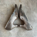 c. 1910s-1920s Lamé Pumps | Approx Sz 7.5
