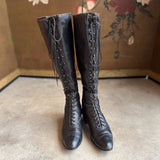 c. 1890s-1900s Cycling Boots
