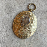 c. 1820s-1840s Large Pinchbeck Hair Pendant