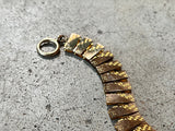 19th c. Gold Filled Book Chain Necklace