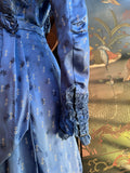 c. 1911-1912 Blue Silk Dress