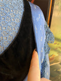 c. 1911-1912 Blue Silk Dress