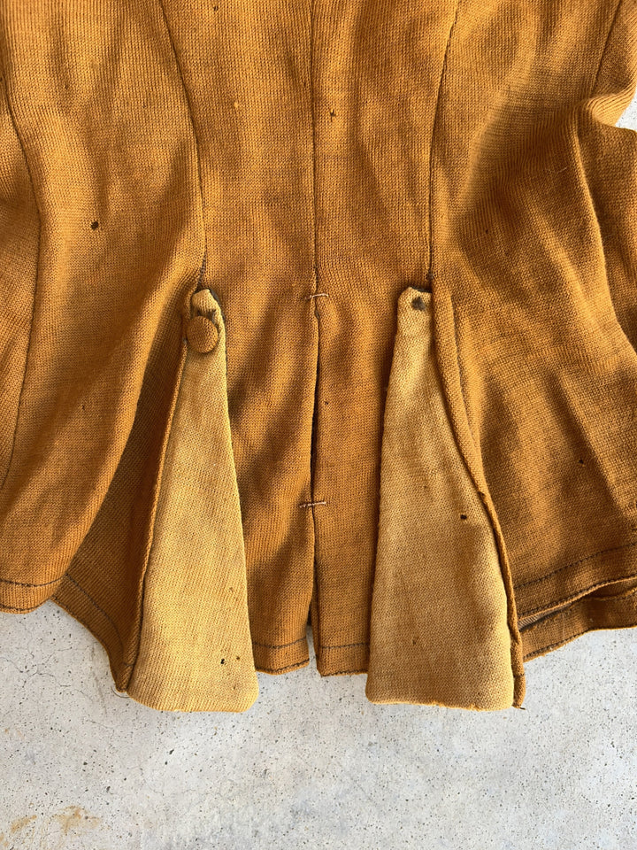 c. 1870s-1880s Wool Knit Bodice
