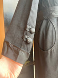 c. 1910s Black Wool Gabardine Dress | Study + Display + Repair