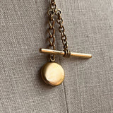 c. Turn of the Century Locket + Chains Necklace