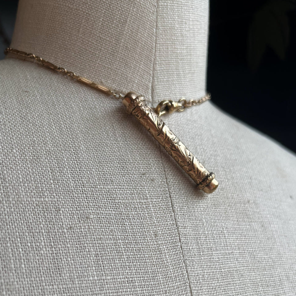 c. Turn of the Century Button Hook + Chain