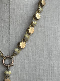 c. 1880s Gold Filled Daisy Book Chain